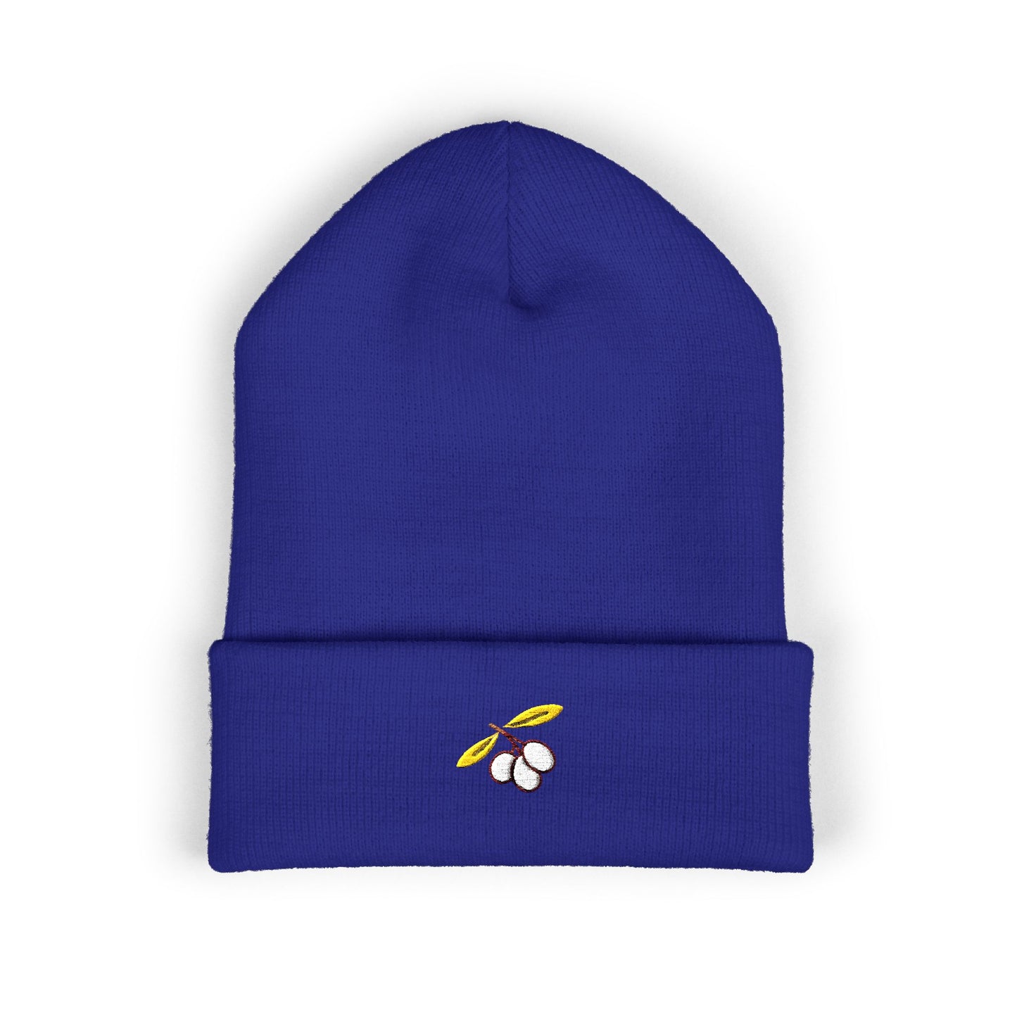 Embroidered Cotton Beanie
