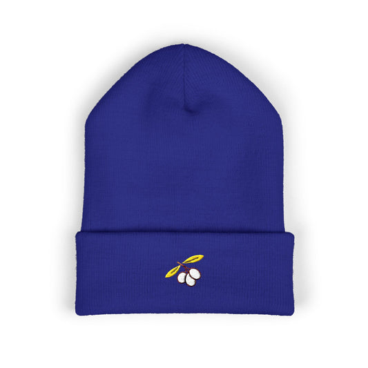Embroidered Cotton Beanie