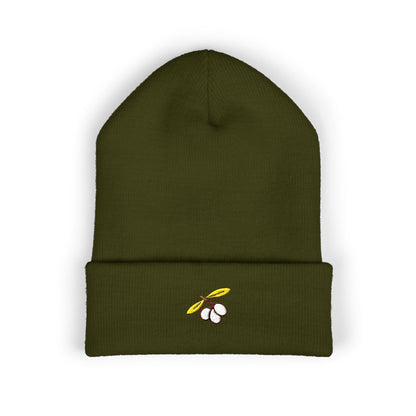 Embroidered Cotton Beanie