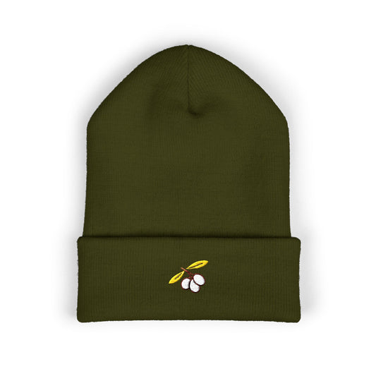Embroidered Cotton Beanie
