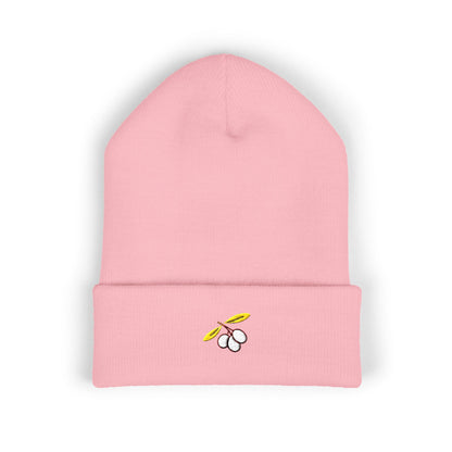 Embroidered Cotton Beanie