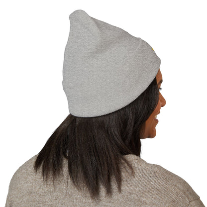 Embroidered Cotton Beanie