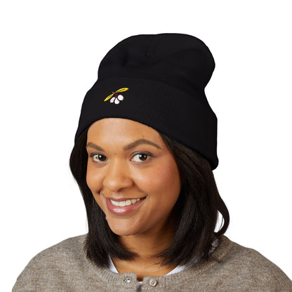 Embroidered Cotton Beanie