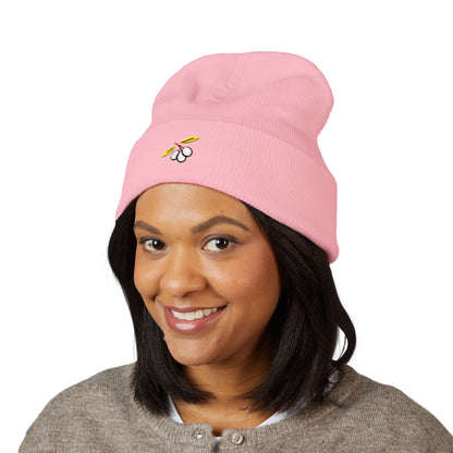 Embroidered Cotton Beanie