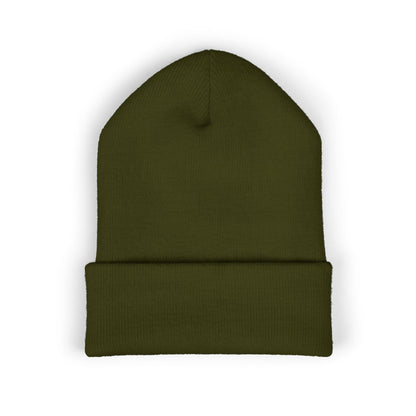 Embroidered Cotton Beanie